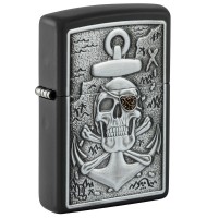 Zippo šķiltavas 48122 Skull Anchor Emblem Zippo šķiltavas 48122 Skull Anchor Emblem