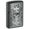 Zippo Lighter 48122 Skull Anchor Emblem