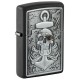 Zippo Lighter 48122 Skull Anchor Emblem