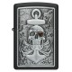 Zippo Lighter 48122 Skull Anchor Emblem