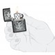 Zippo Lighter 48122 Skull Anchor Emblem