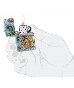 Zippo Lighter 48575 Dragon Design