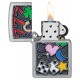 Zippo Lighter 48682 All Luck Design