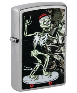 Zippo Lighter 48911 Skateboard Design