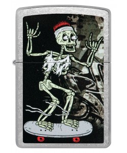 Zippo Lighter 48911 Skateboard Design