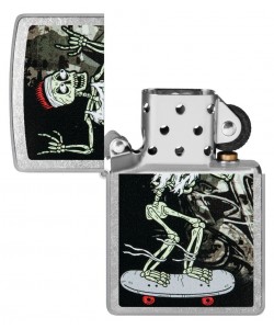Zippo Lighter 48911 Skateboard Design
