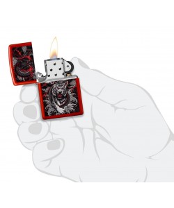 Zippo Lighter 48933 Dragon Tiger Design
