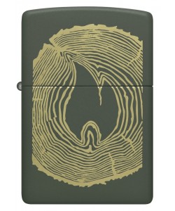 Zippo Lighter 48959 Wood Ring Design