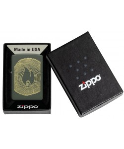 Zippo Lighter 48959 Wood Ring Design