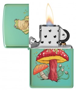 Zippo Lighter 48973 Mystical Frog Design