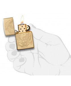 Zippo Lighter 49024 Tiger and Dragon Design