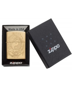 Zippo Lighter 49024 Tiger and Dragon Design