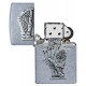 Zippo Lighter 49536 Dead Mans Hand Emblem Design